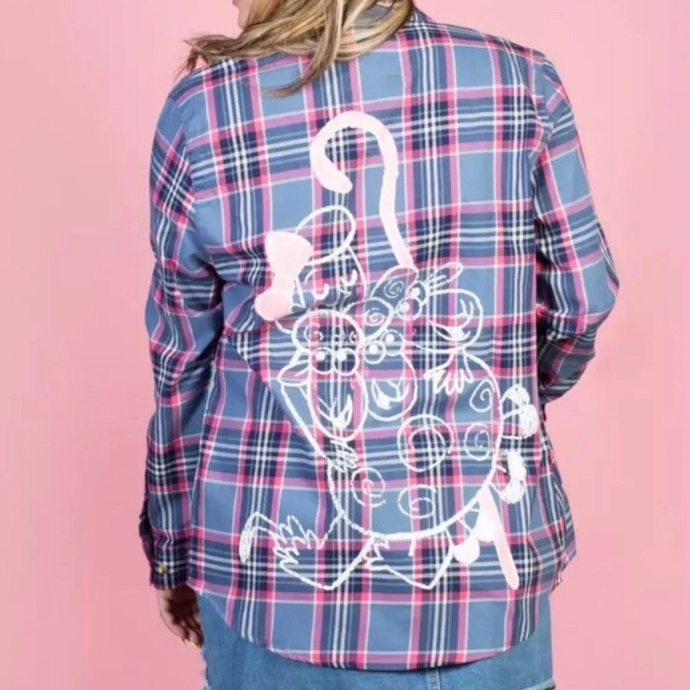 Disney x Cakeworthy | New Toy Story Bo Peep Pink & Blue Flannel Medium